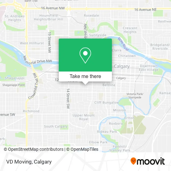VD Moving map