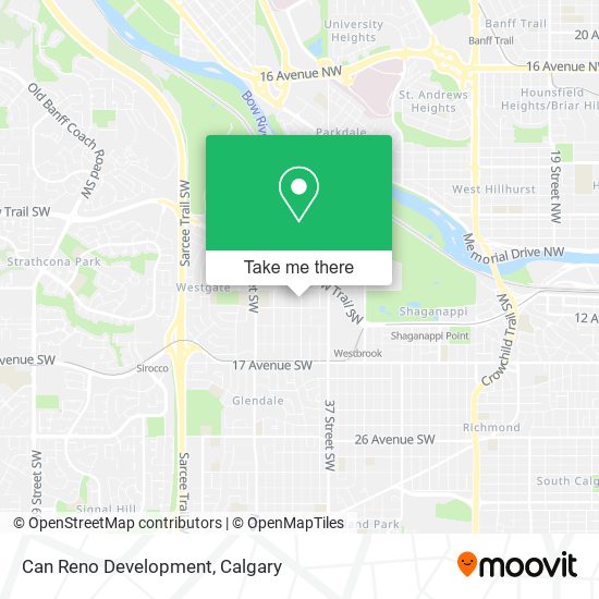 Can Reno Development map