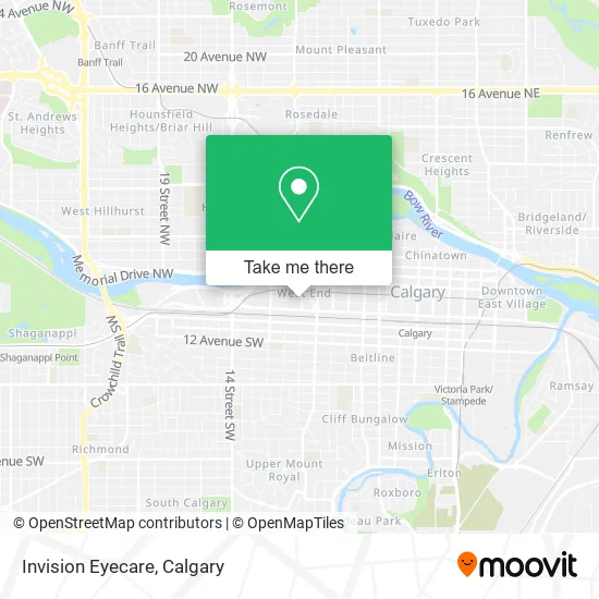 Invision Eyecare map