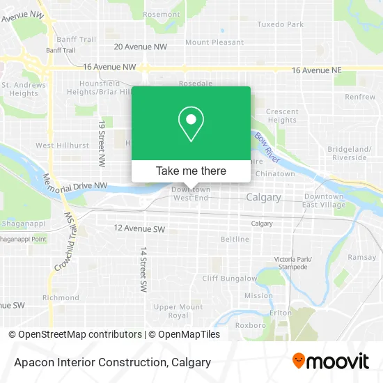 Apacon Interior Construction map