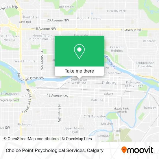 Choice Point Psychological Services map