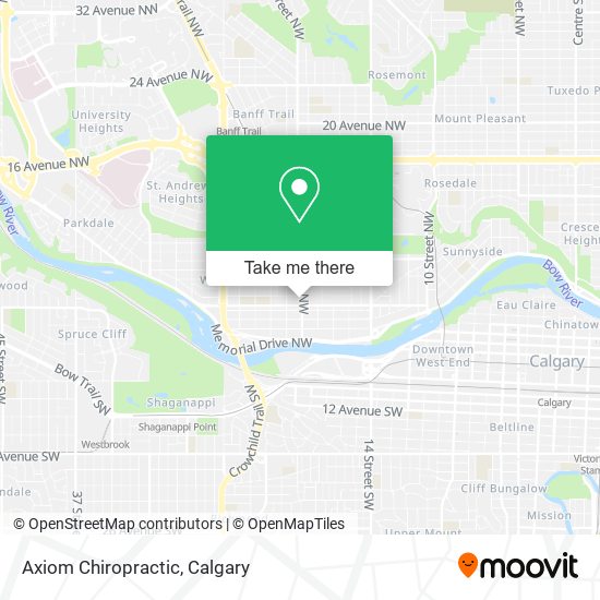 Axiom Chiropractic map