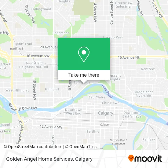 Golden Angel Home Services map