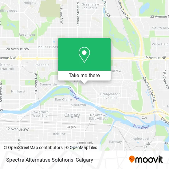 Spectra Alternative Solutions map