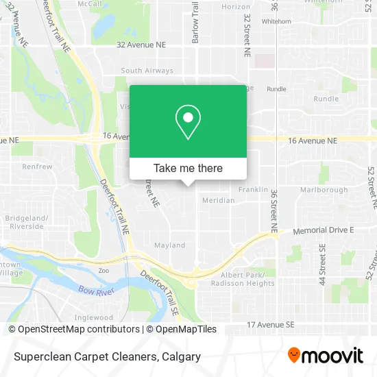 Superclean Carpet Cleaners map