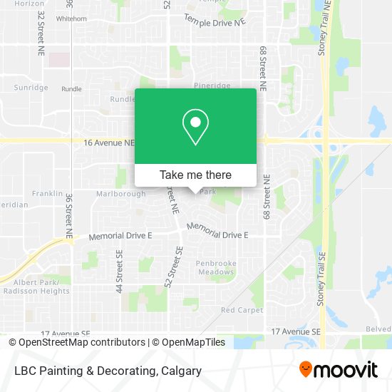 LBC Painting & Decorating map