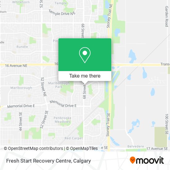 Fresh Start Recovery Centre map