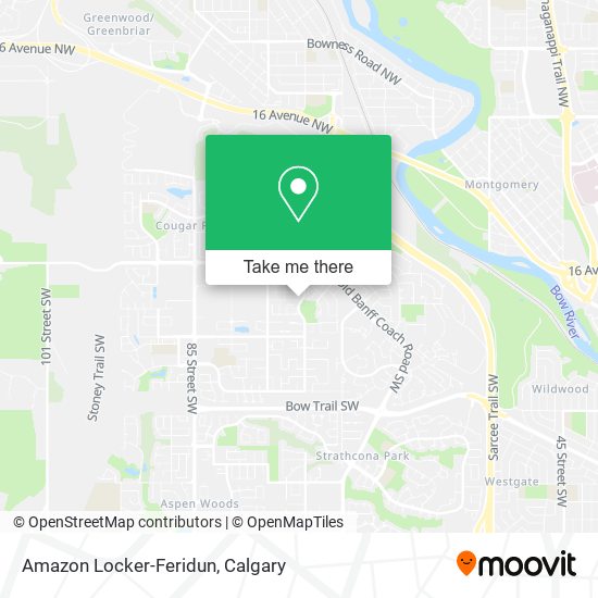 Amazon Locker-Feridun map