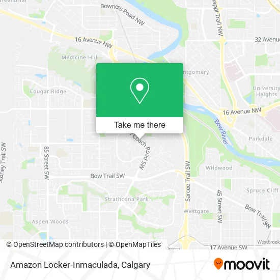 Amazon Locker-Inmaculada map