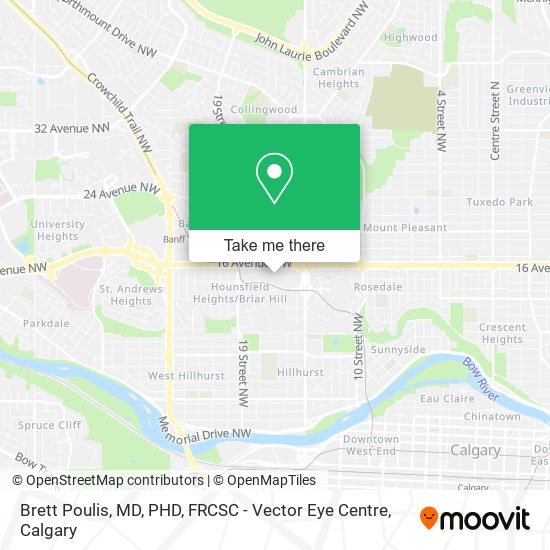 Brett Poulis, MD, PHD, FRCSC - Vector Eye Centre map