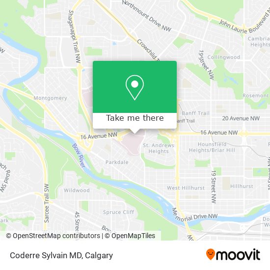 Coderre Sylvain MD map