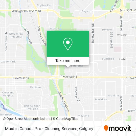 Maid in Canada Pro - Cleaning Services map