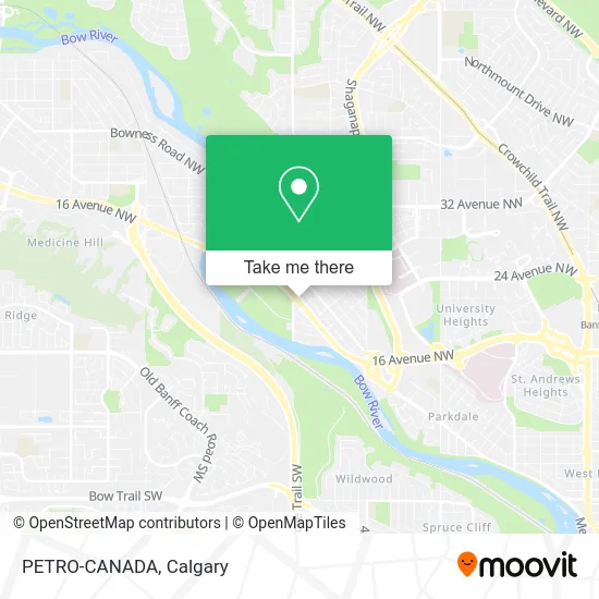 PETRO-CANADA map