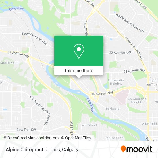 Alpine Chiropractic Clinic map