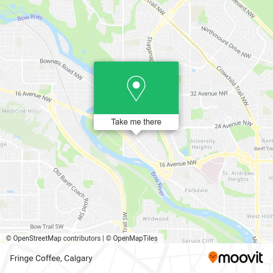 Fringe Coffee map