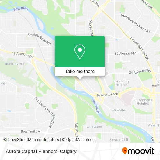 Aurora Capital Planners map