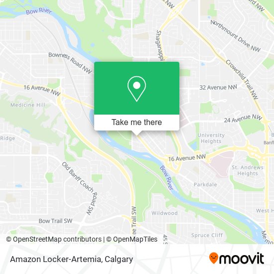 Amazon Locker-Artemia map