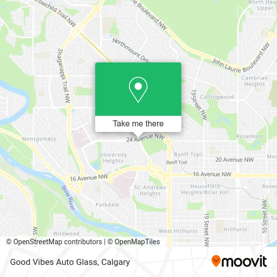 Good Vibes Auto Glass map