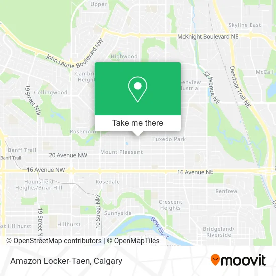 Amazon Locker-Taen map