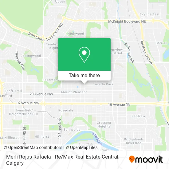 Merli Rojas Rafaela - Re / Max Real Estate Central map