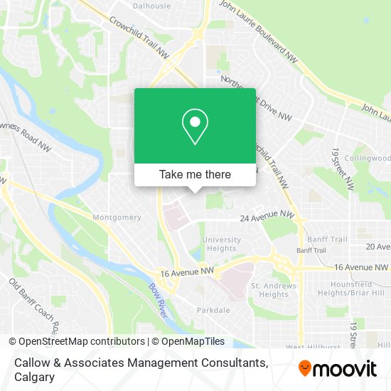 Callow & Associates Management Consultants map