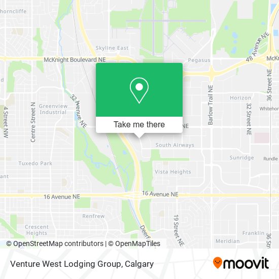 Venture West Lodging Group map