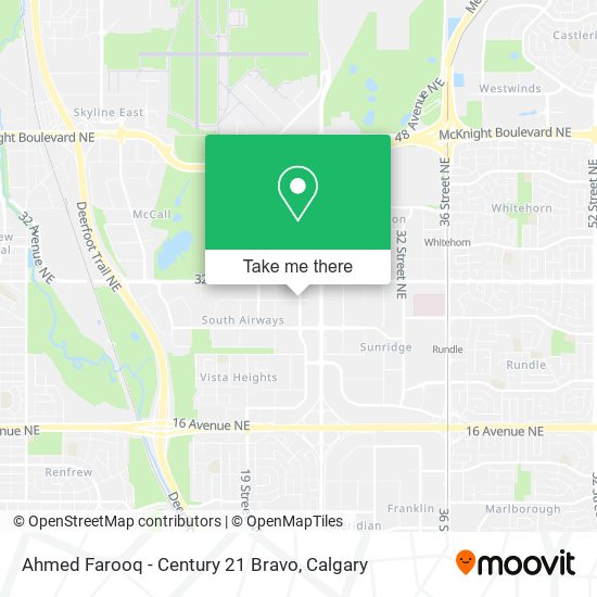 Ahmed Farooq - Century 21 Bravo map