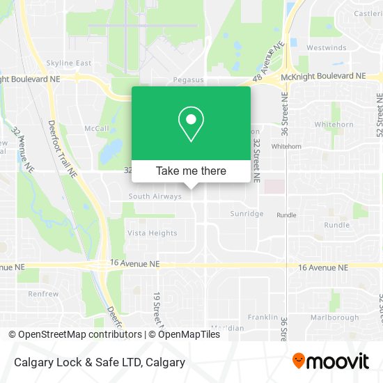 Calgary Lock & Safe LTD map