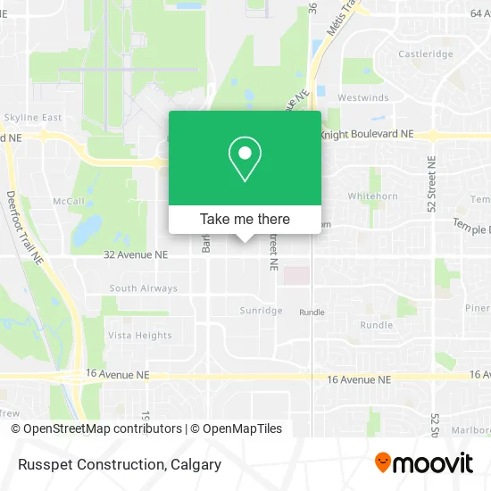 Russpet Construction map