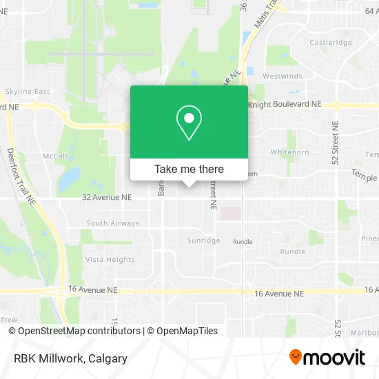 RBK Millwork map