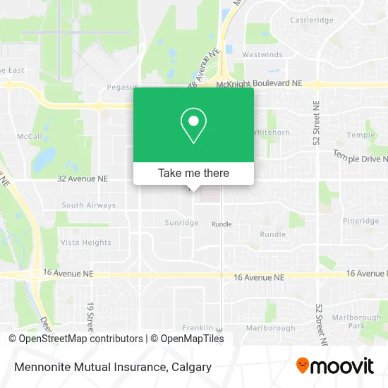 Mennonite Mutual Insurance map