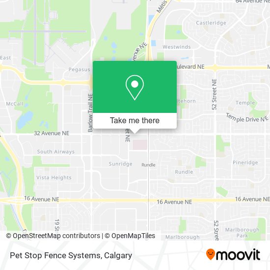 Pet Stop Fence Systems map