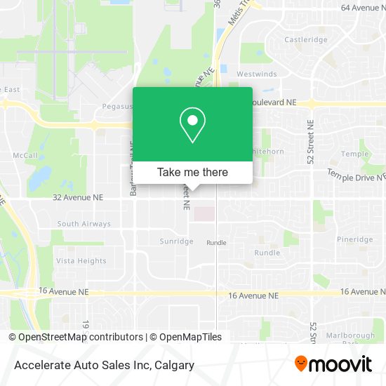 Accelerate Auto Sales Inc map