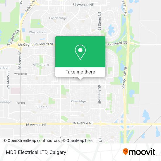 MDB Electrical LTD map