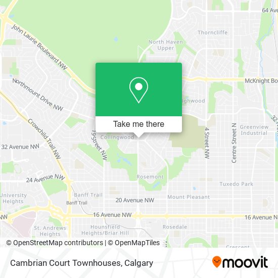 Cambrian Court Townhouses map