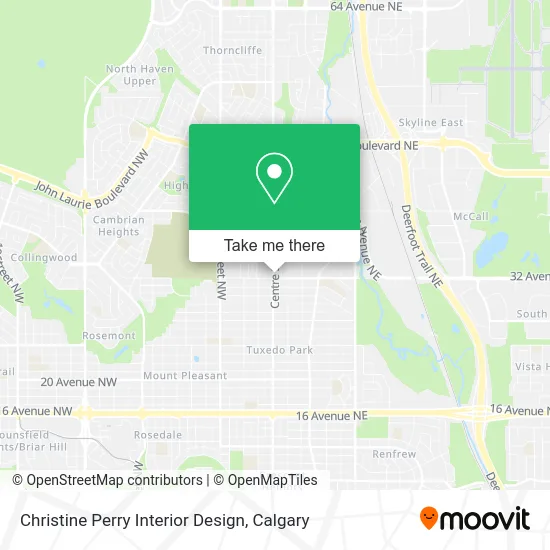Christine Perry Interior Design map