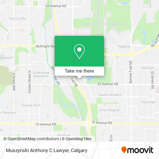 Muszynski Anthony C Lawyer map