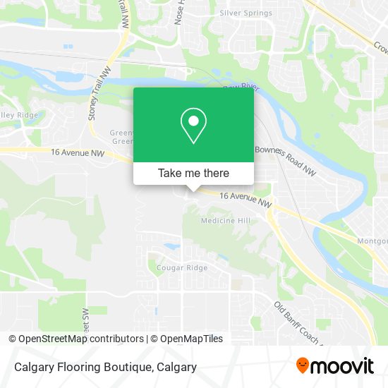 Calgary Flooring Boutique map
