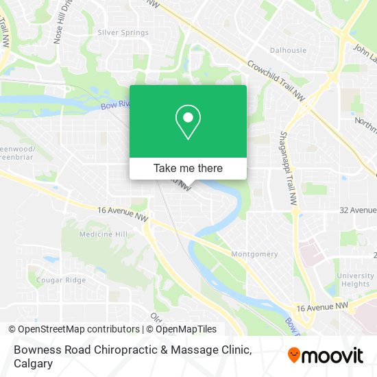 Bowness Road Chiropractic & Massage Clinic map