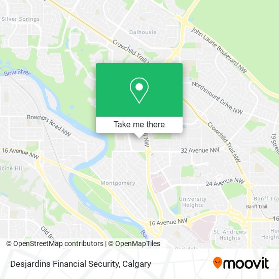 Desjardins Financial Security map