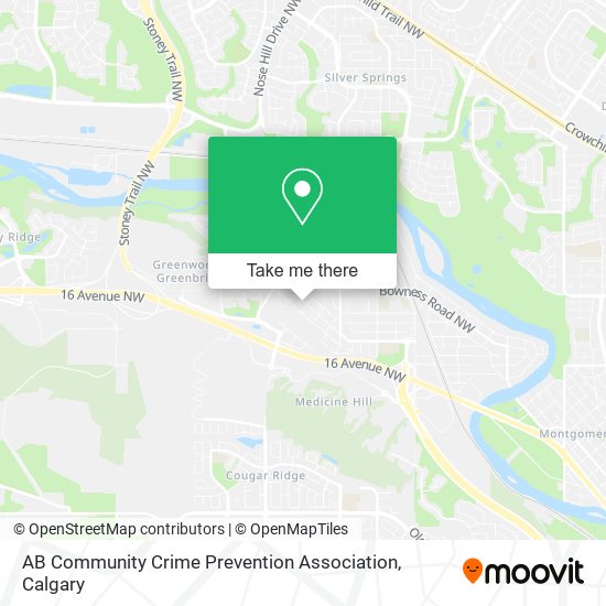 AB Community Crime Prevention Association map