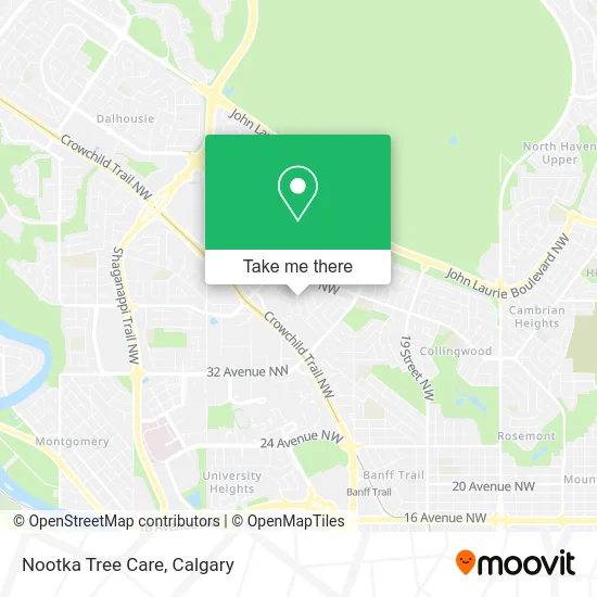 Nootka Tree Care map