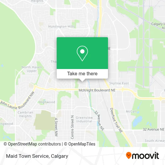 Maid Town Service map