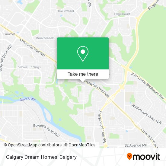 Calgary Dream Homes map