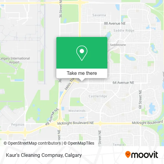 Kaur's Cleaning Compnay map