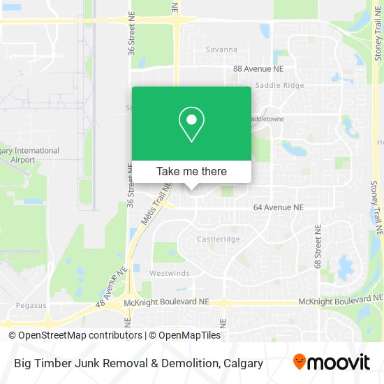 Big Timber Junk Removal & Demolition map