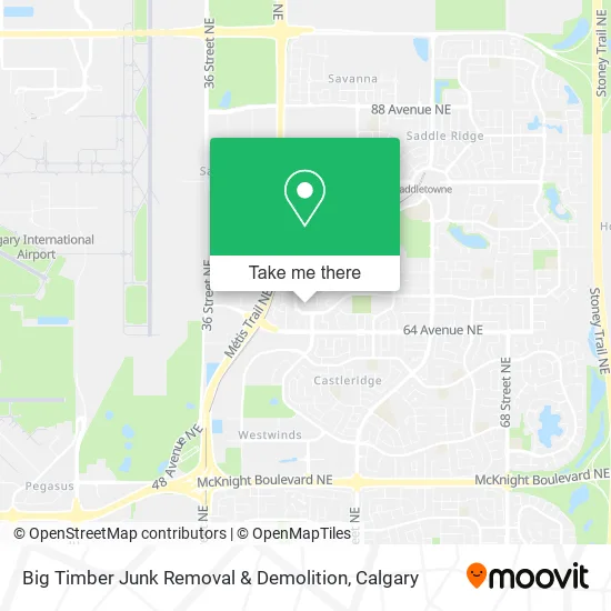 Big Timber Junk Removal & Demolition map