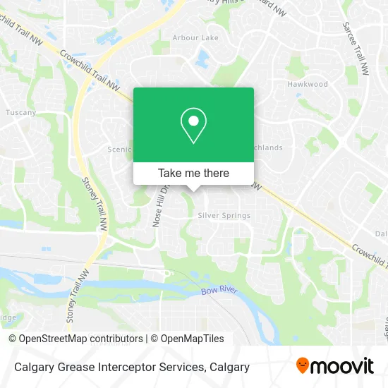 Calgary Grease Interceptor Services map