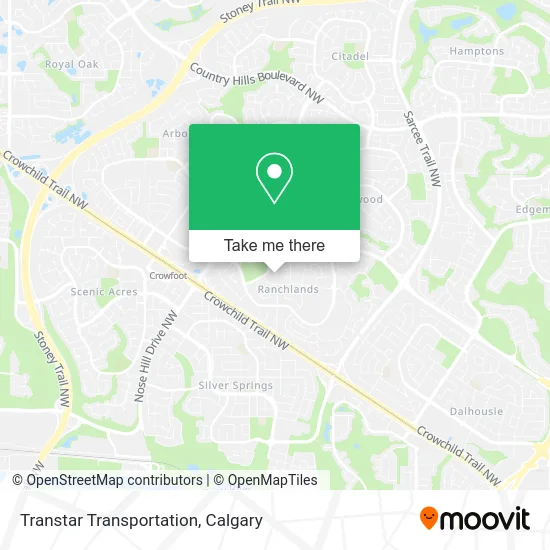 Transtar Transportation map