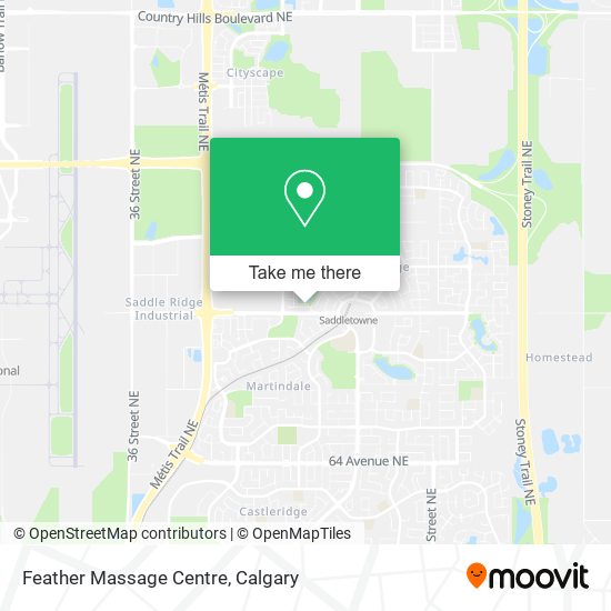 Feather Massage Centre map